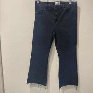Abercrombie & Fitch High Rise Ankle Flared Jeans